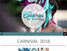 Tablet Screenshot of carnival-bielefeld.de